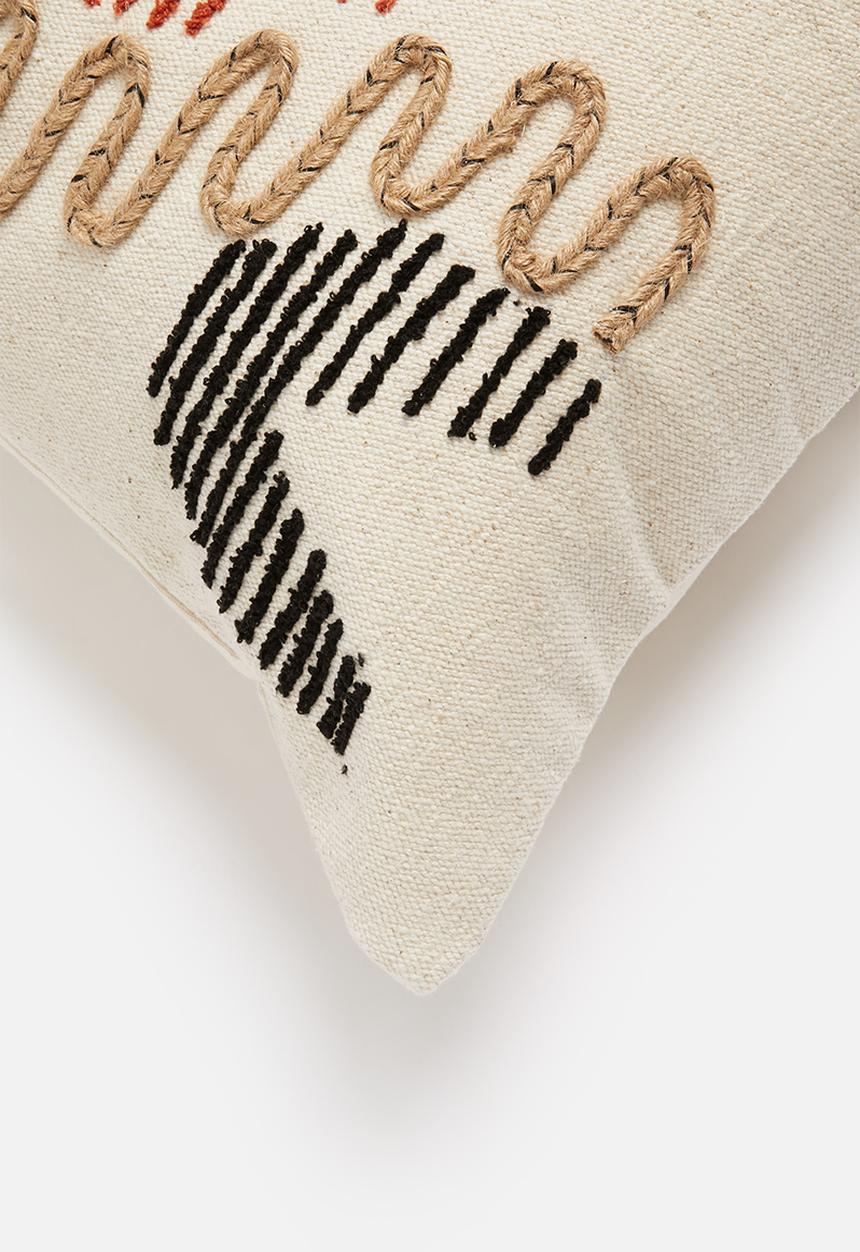 Sixth Floor - Face-it cushion cover - black & white