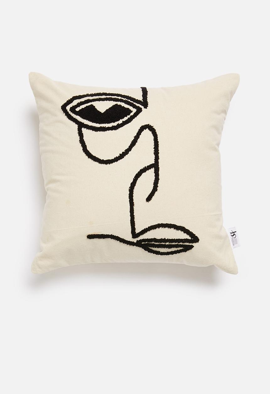 Sixth Floor - Revival cushion cover - rust & natural