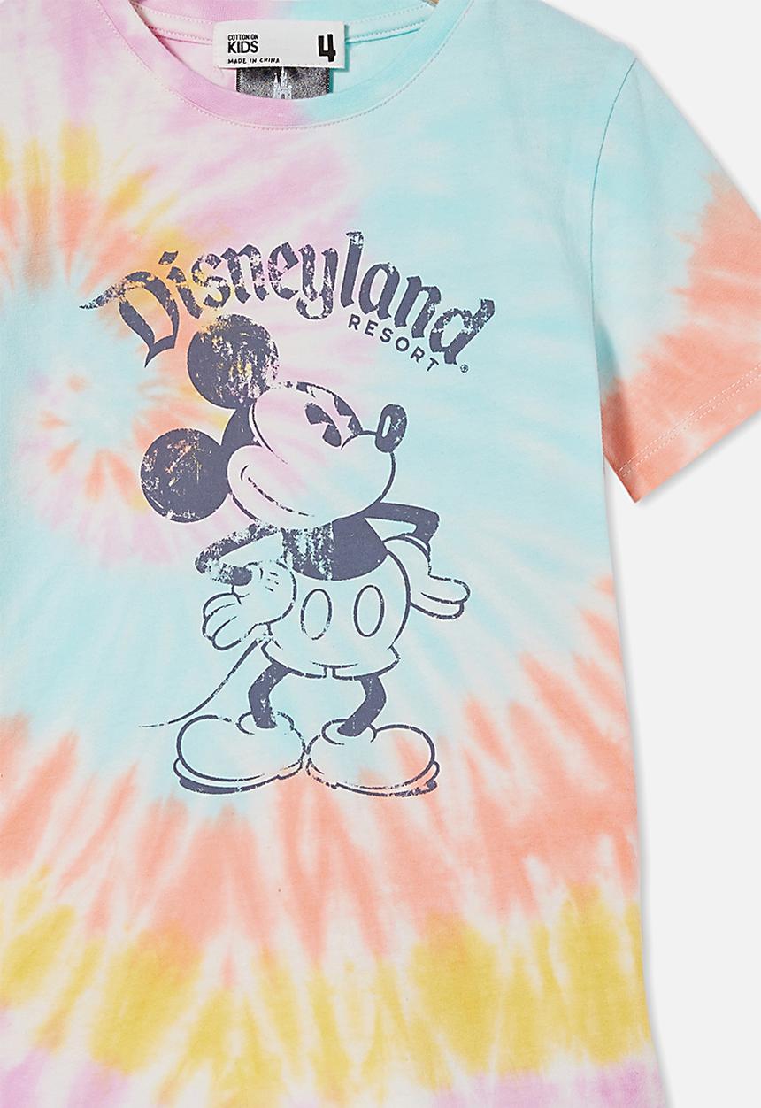 Cotton On - License short sleeve tee - lcn dis mickey/rainbow tie dye