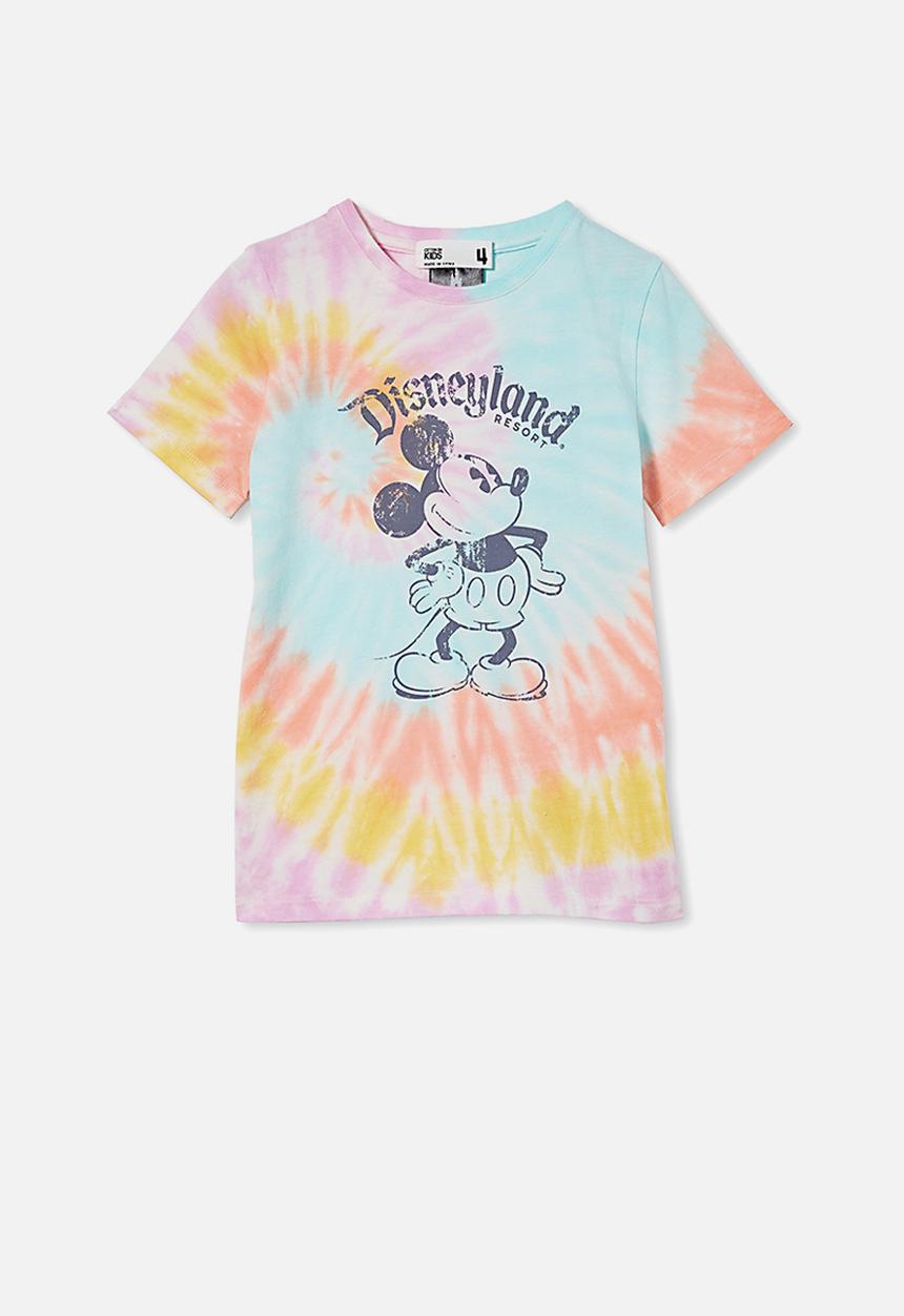 Cotton On - License short sleeve tee - lcn dis mickey/rainbow tie dye