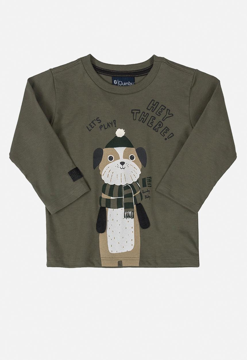Quimby - Boys single jersey T-shirt - green