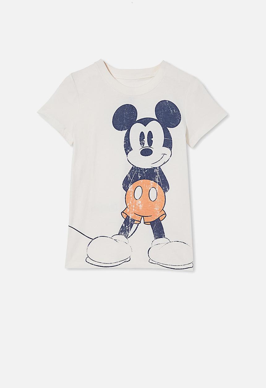 Cotton On - Co-lab short sleeve tee - lcn dis retro white / vintage mickey