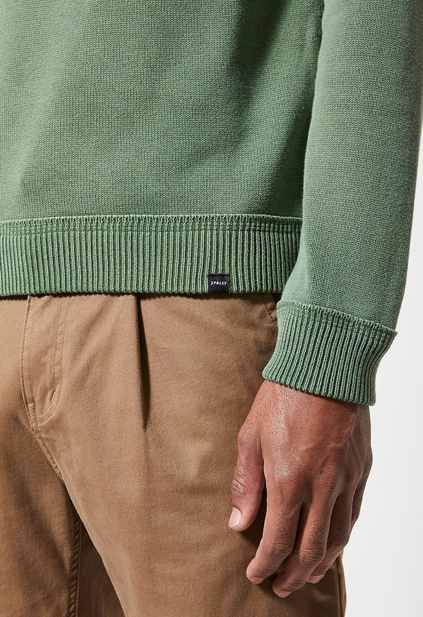 Superbalist - Enzyme wash crew neck - sage