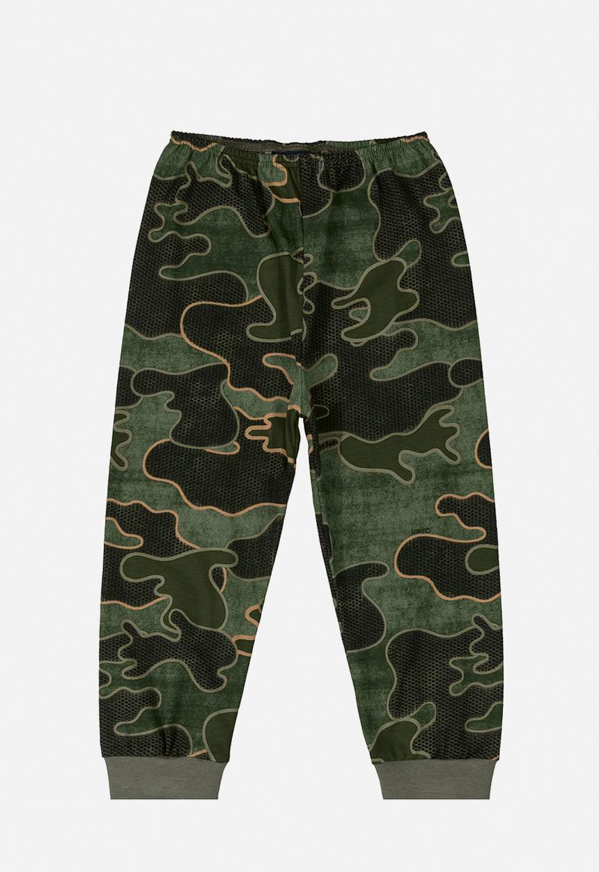 Quimby - Baby boys single jersey pants - green