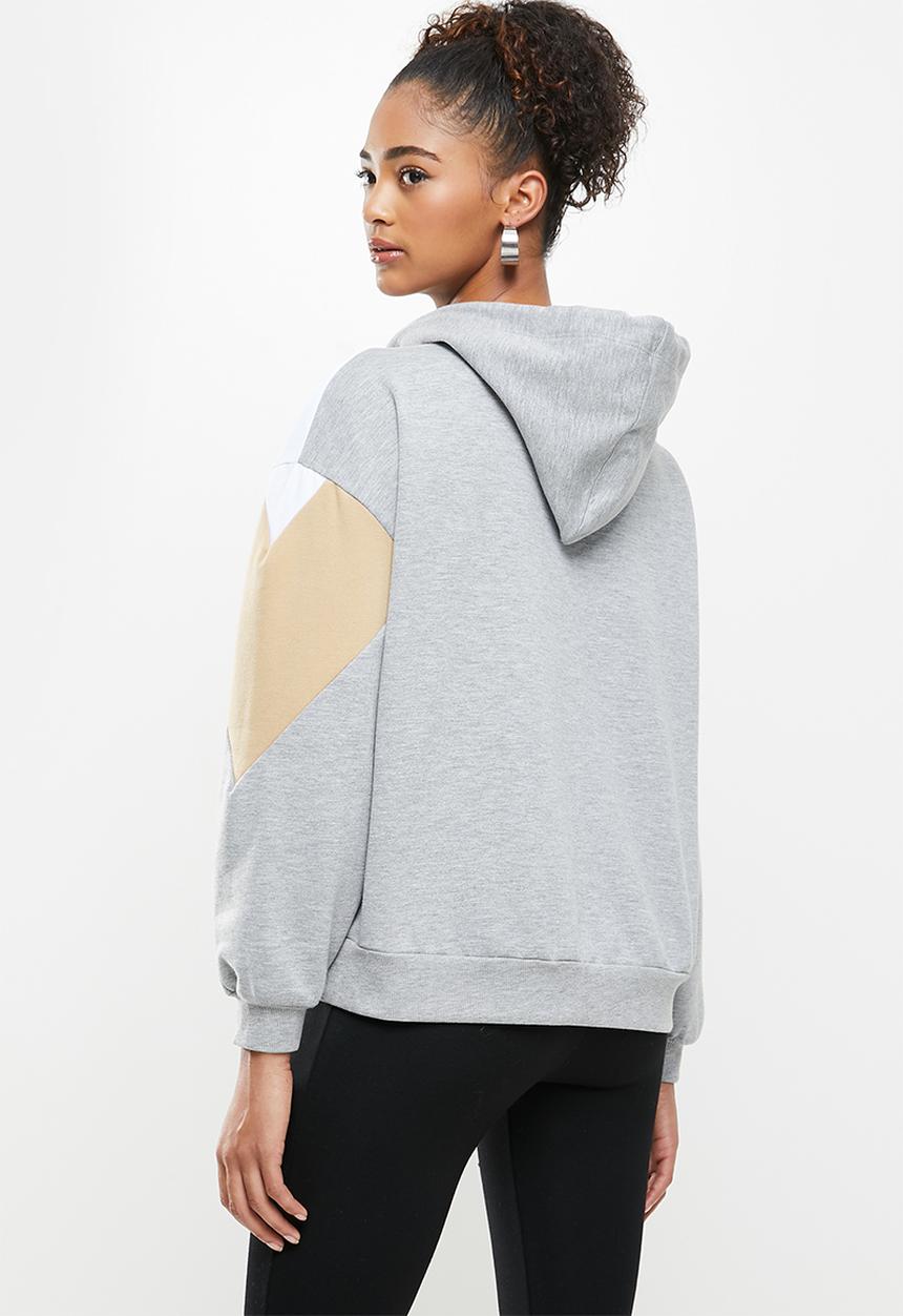 Blake - Chevron stripe hoodie - multi 