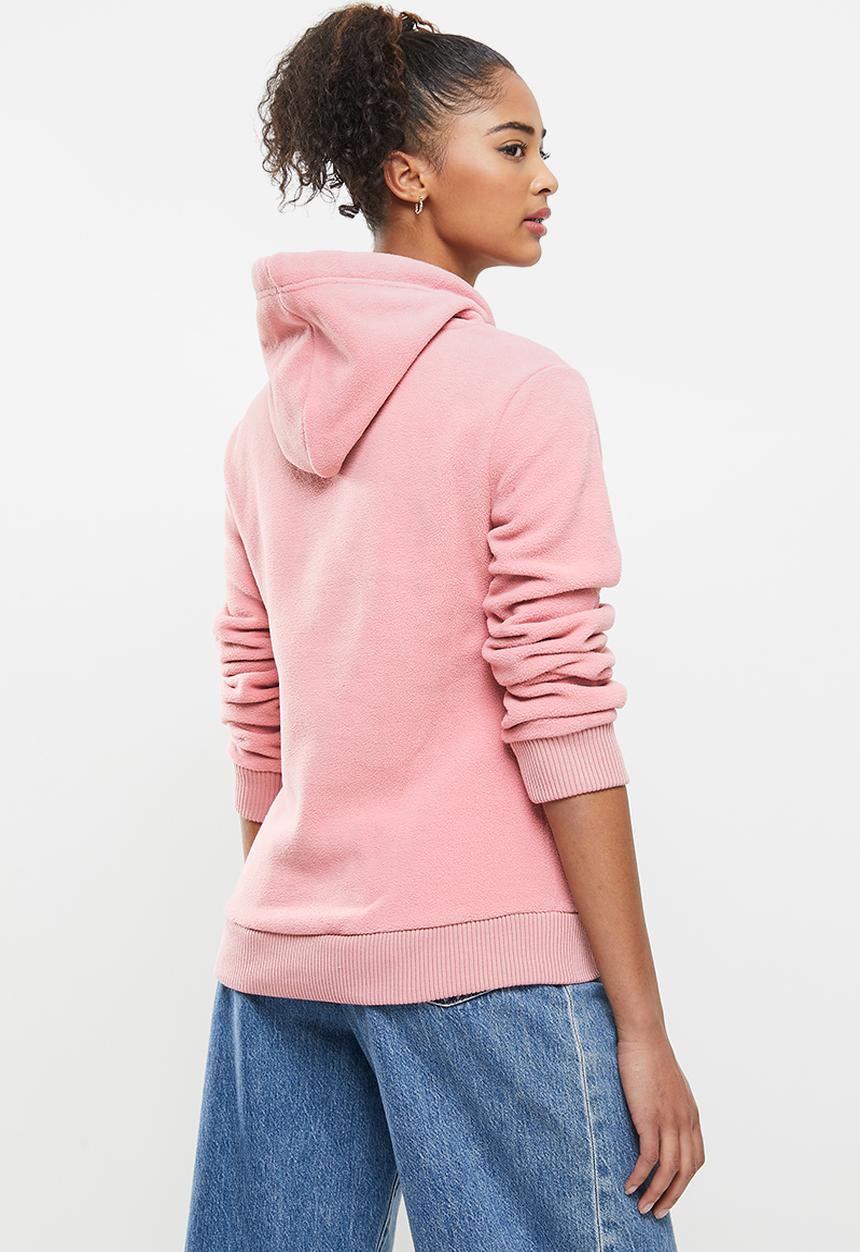 Aca Joe - Polar fleece pullover hoodie - pink