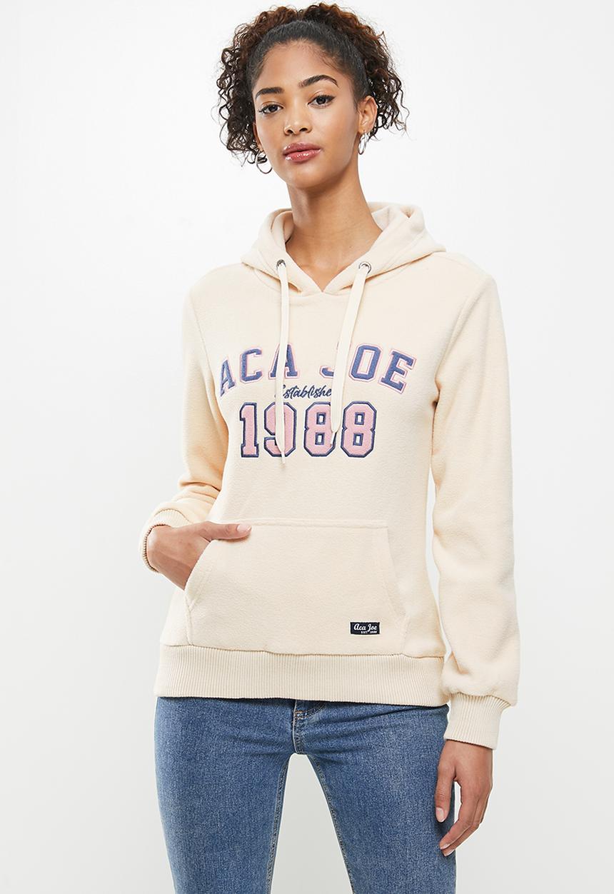 Aca Joe - Aca joe polar fleece pullover hoodie - neutral