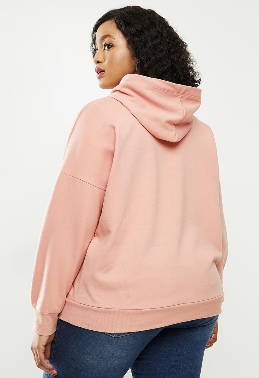 Blake - Oversized hoodie - misty rose 