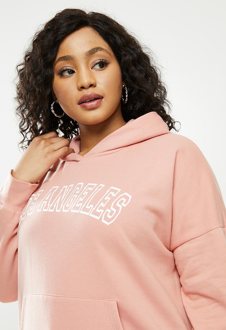 Blake - Oversized hoodie - misty rose 