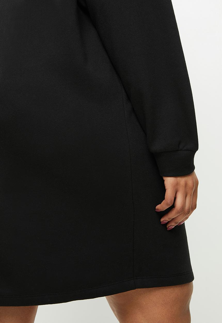 Blake - Hoodie dress-black