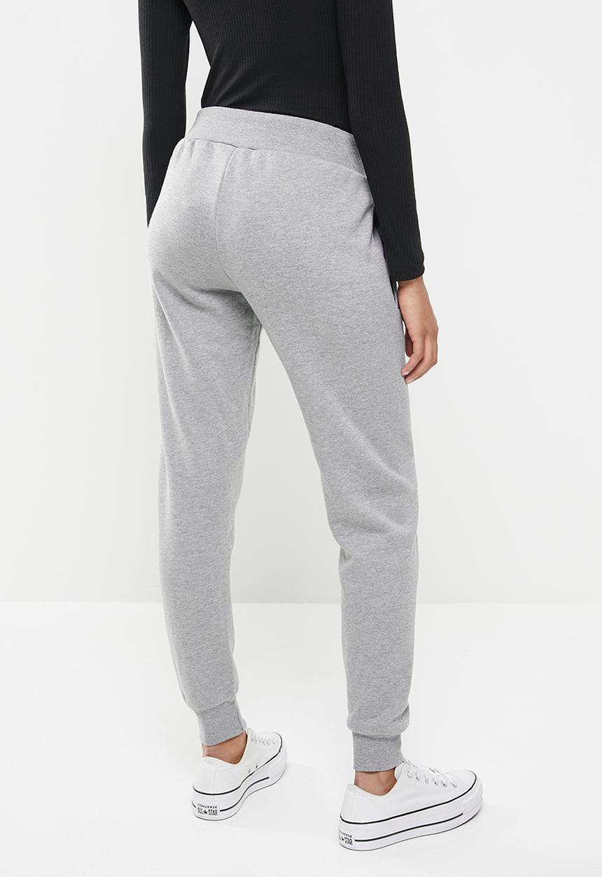 Aca Joe - Logo joggers - grey melange