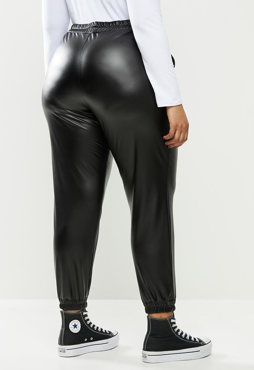 Blake - Pu jogger - black