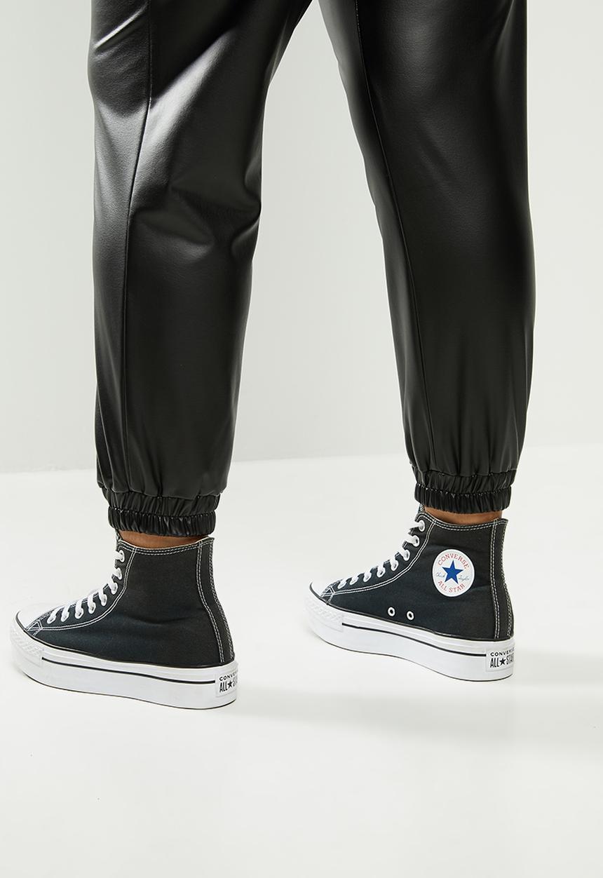 Blake - Pu jogger - black