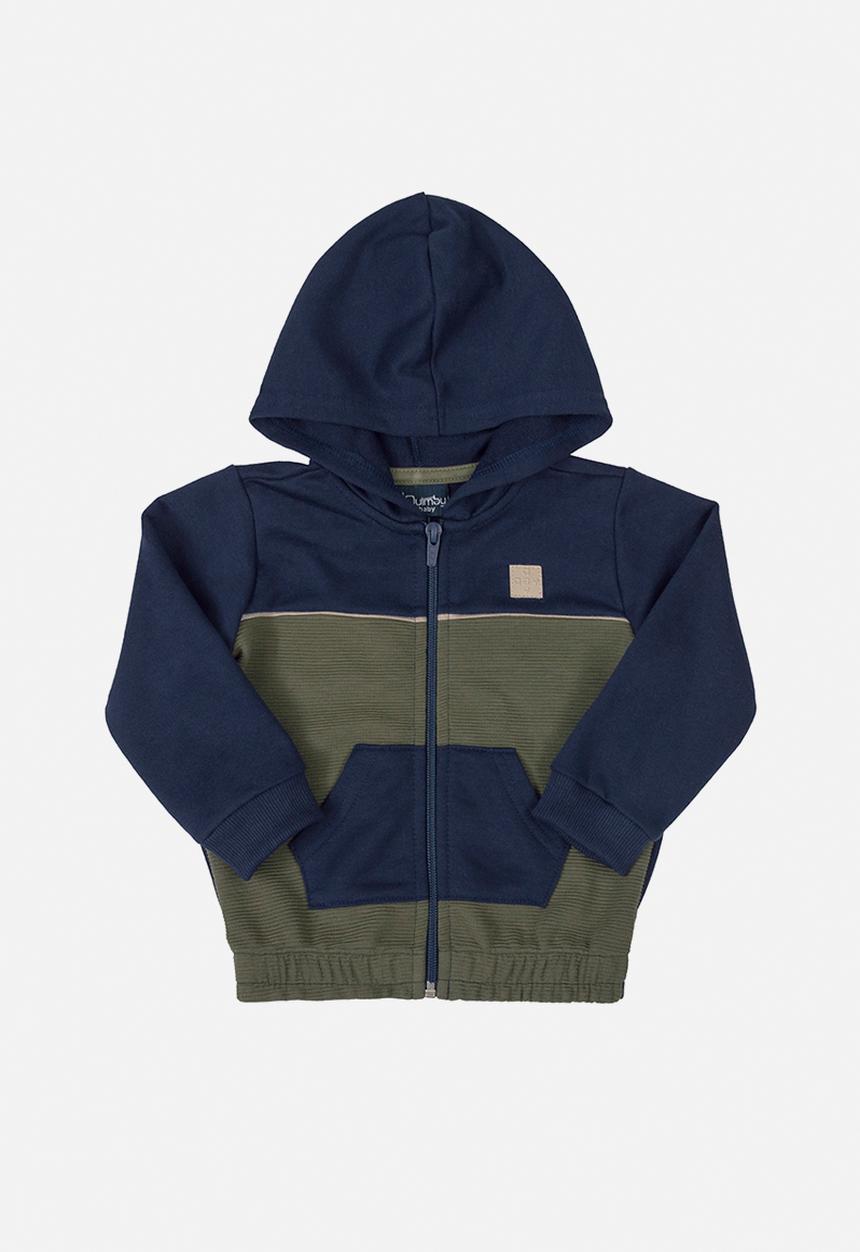 Quimby - Baby boys hoodie - dark blue