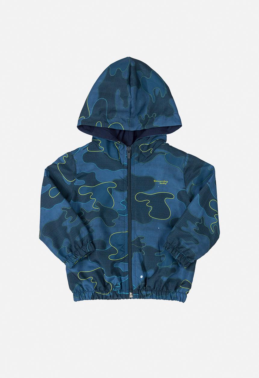 Quimby - Baby boys woven windbreaker jacket - blue