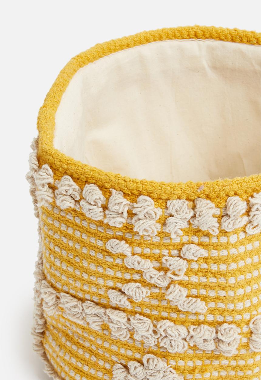 Sixth Floor - Sonny woven basket - yellow