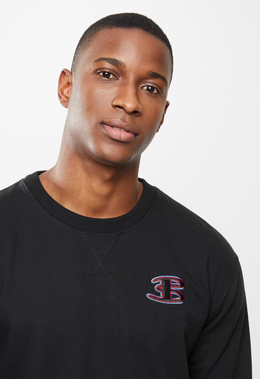 Ben Sherman - B crew top - black