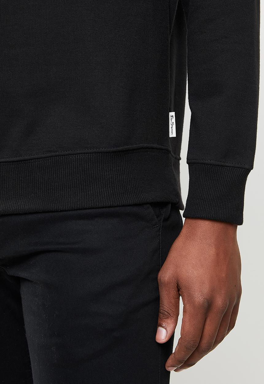 Ben Sherman - B crew top - black