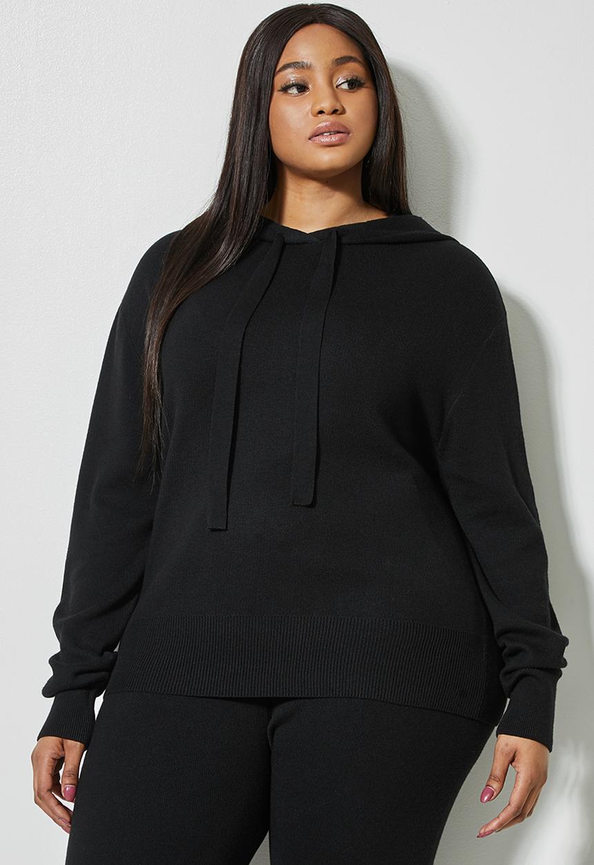 Superbalist - Knitwear hoodie - black