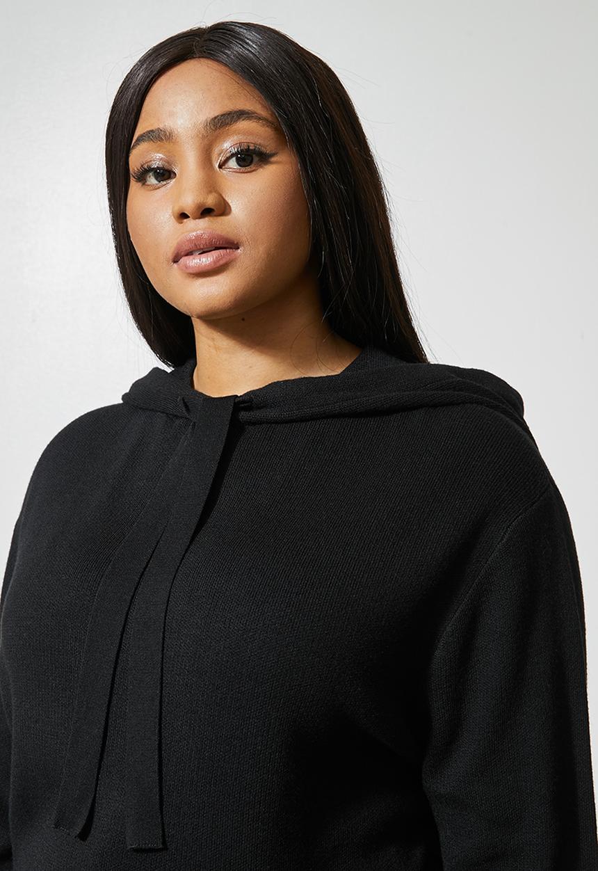 Superbalist - Knitwear hoodie - black
