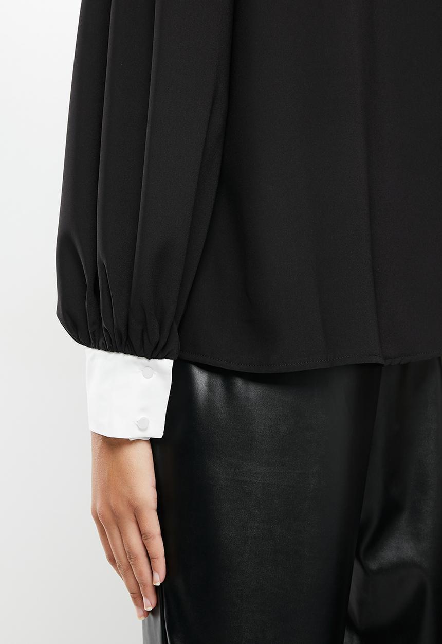 Me&B - The gambit top - black & white