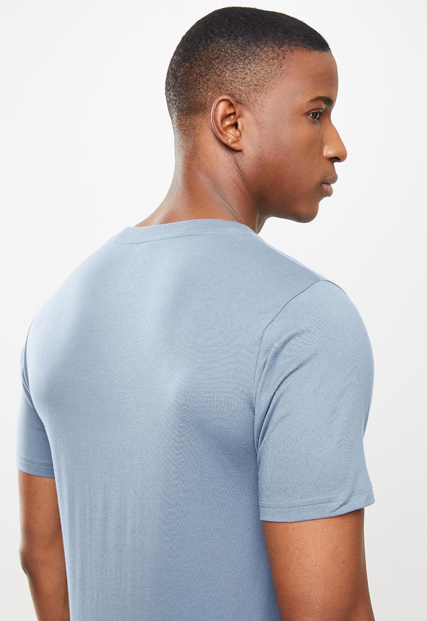 New Balance  - New Balance classics core logo tee - blue