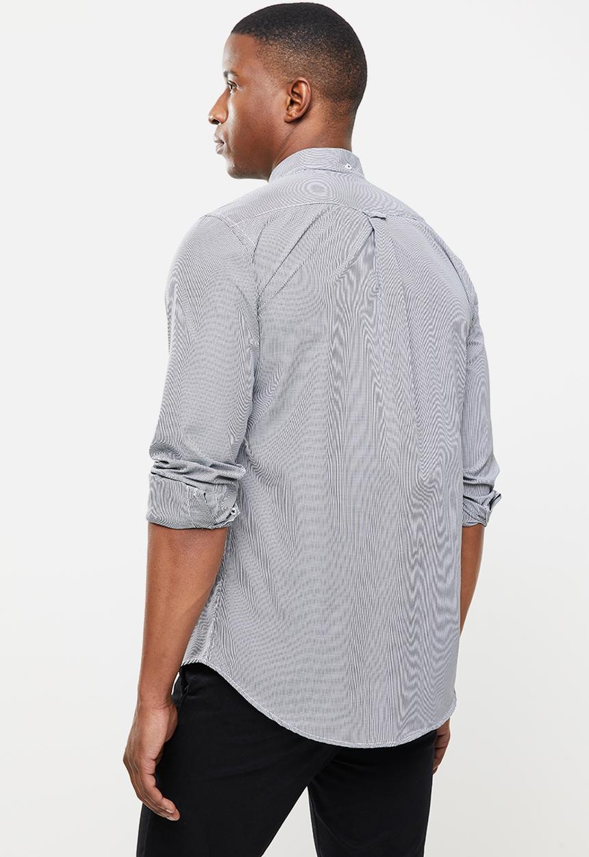 Ben Sherman - Small ging shirt - black