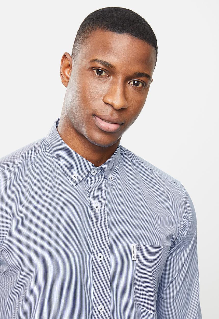 Ben Sherman - Small ging shirt - navy