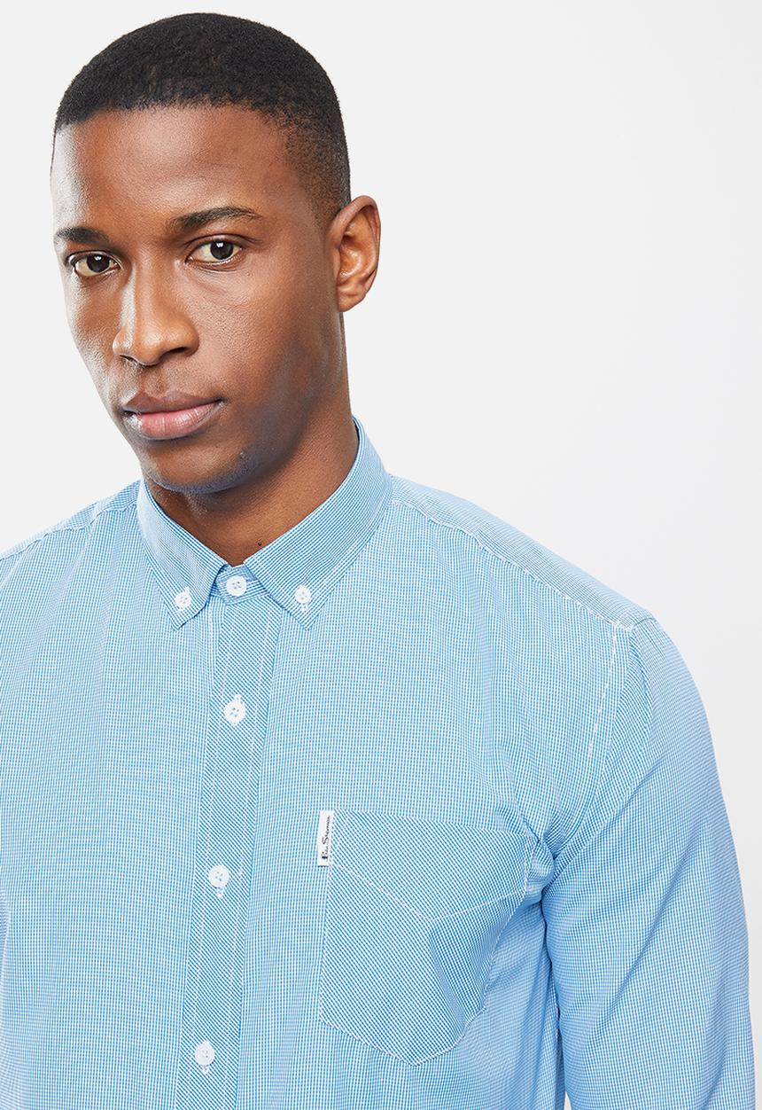 Ben Sherman - Small ging shirt - blue