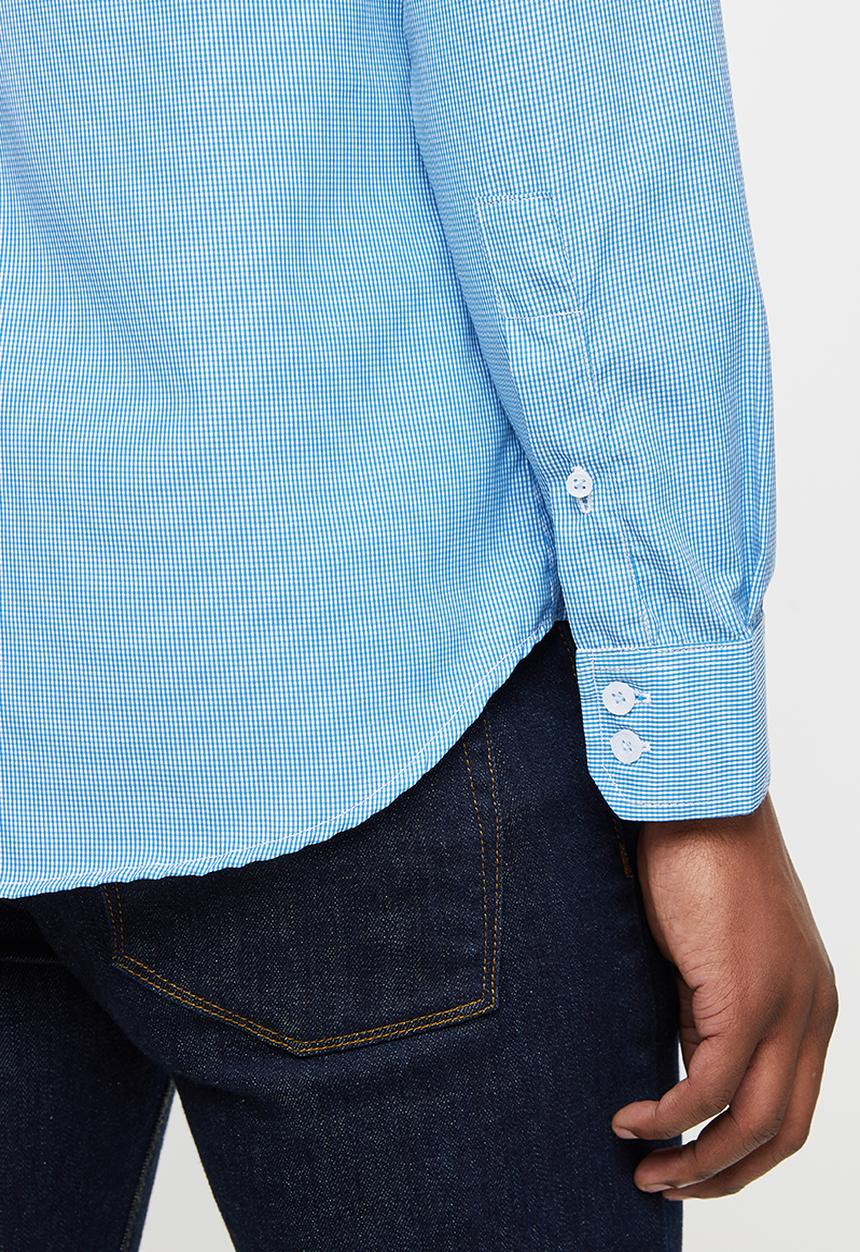 Ben Sherman - Small ging shirt - blue
