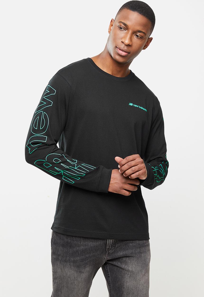 New Balance  - New Balance  sport style optiks long sleeve - black