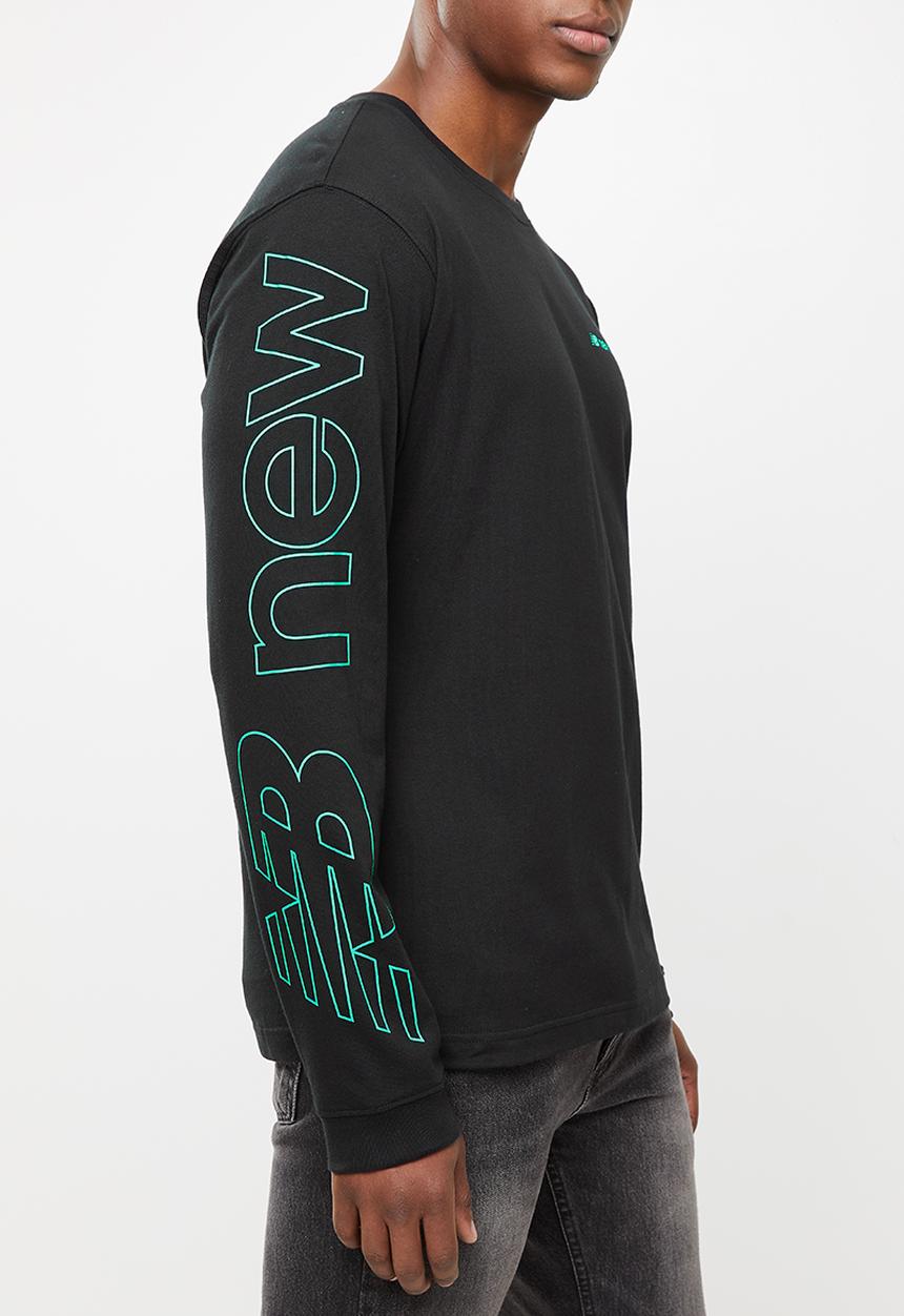 New Balance  - New Balance  sport style optiks long sleeve - black
