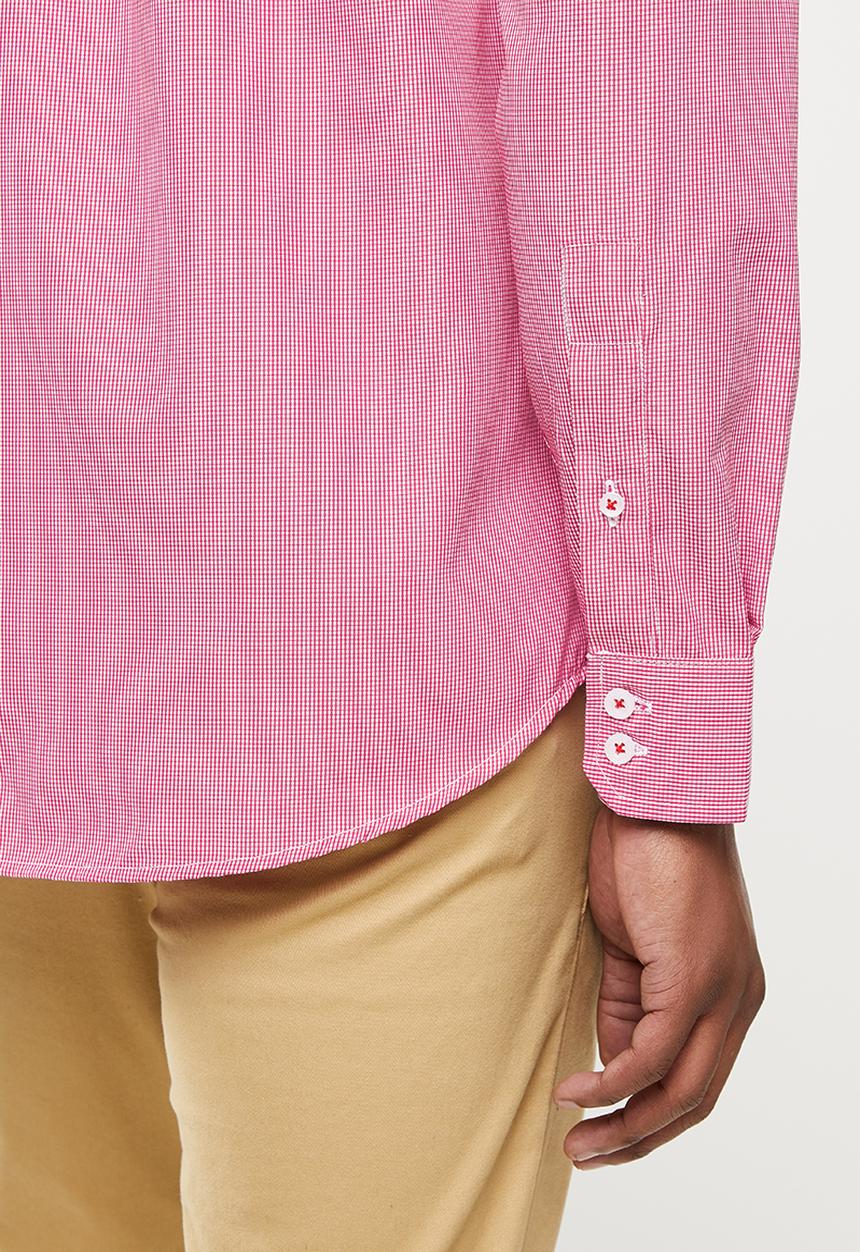 Ben Sherman - Small ging shirt - red