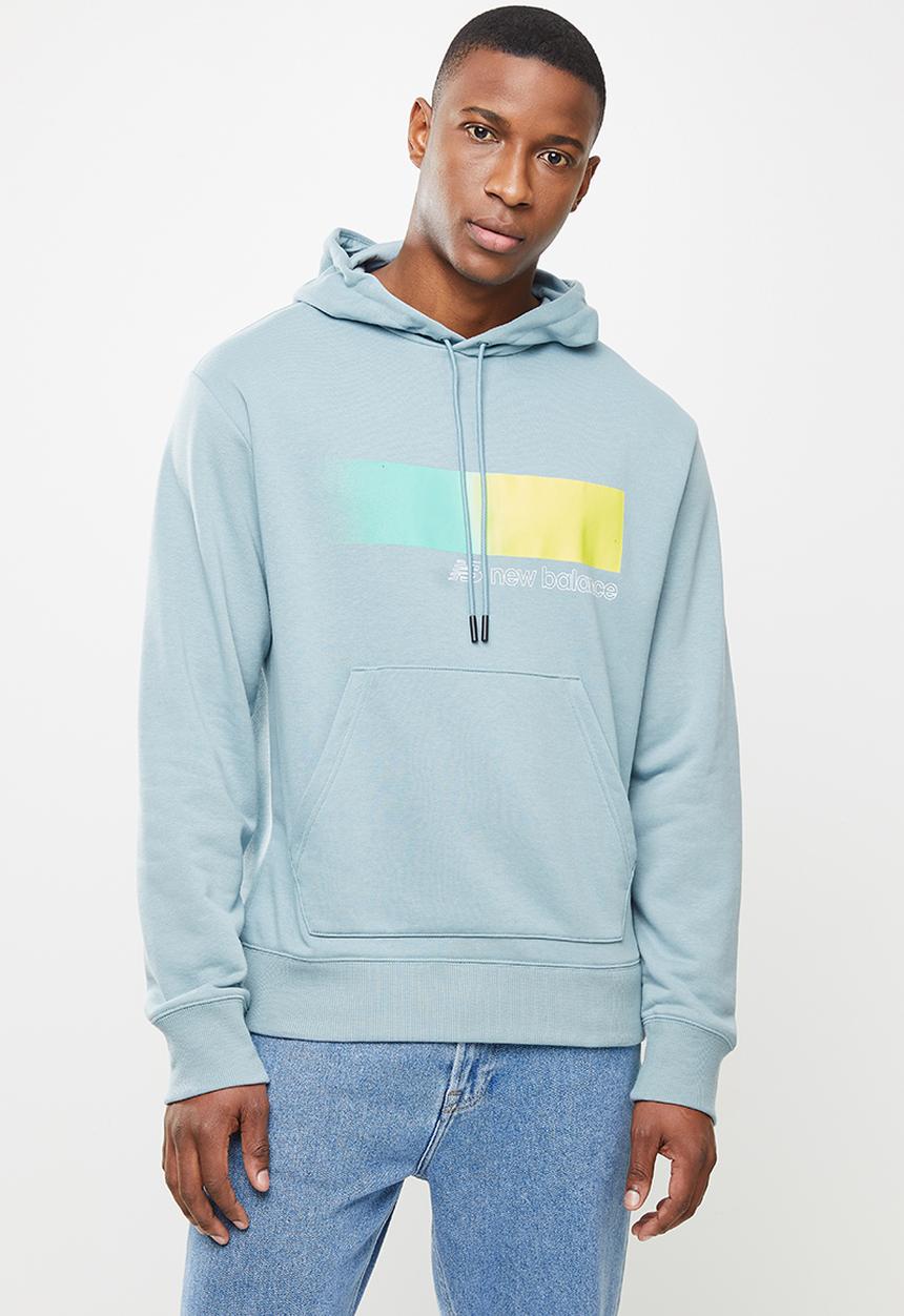 New Balance  - New Balance  sport style optiks hoodie - blue 