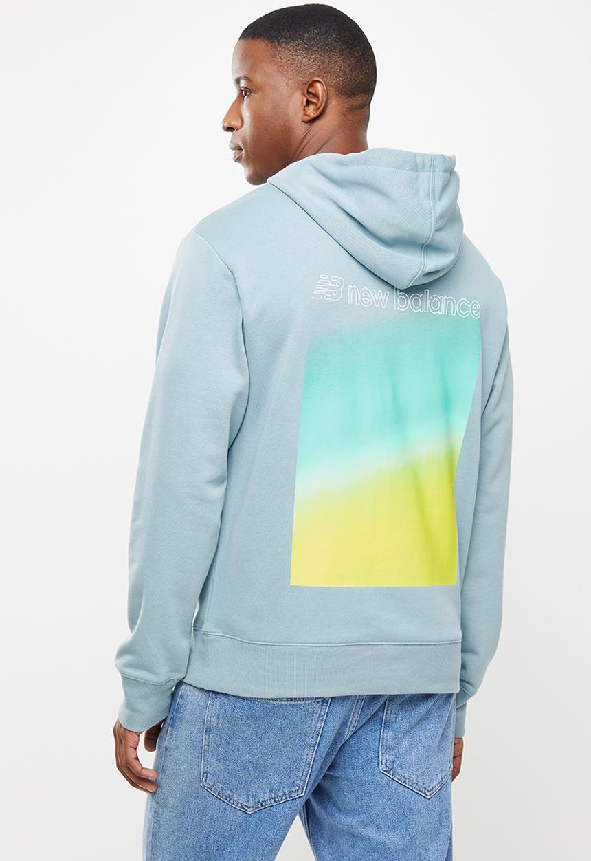New Balance  - New Balance  sport style optiks hoodie - blue 