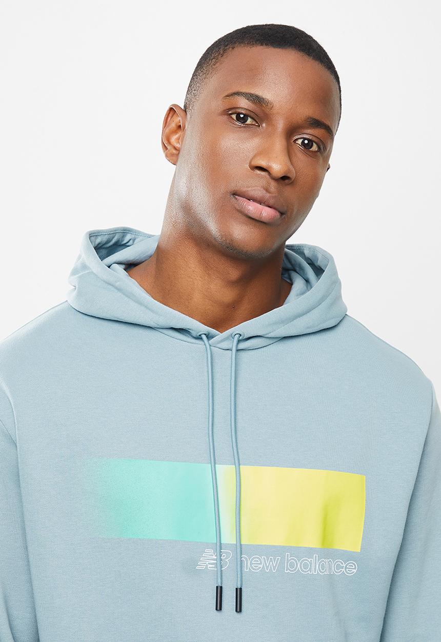 New Balance  - New Balance  sport style optiks hoodie - blue 