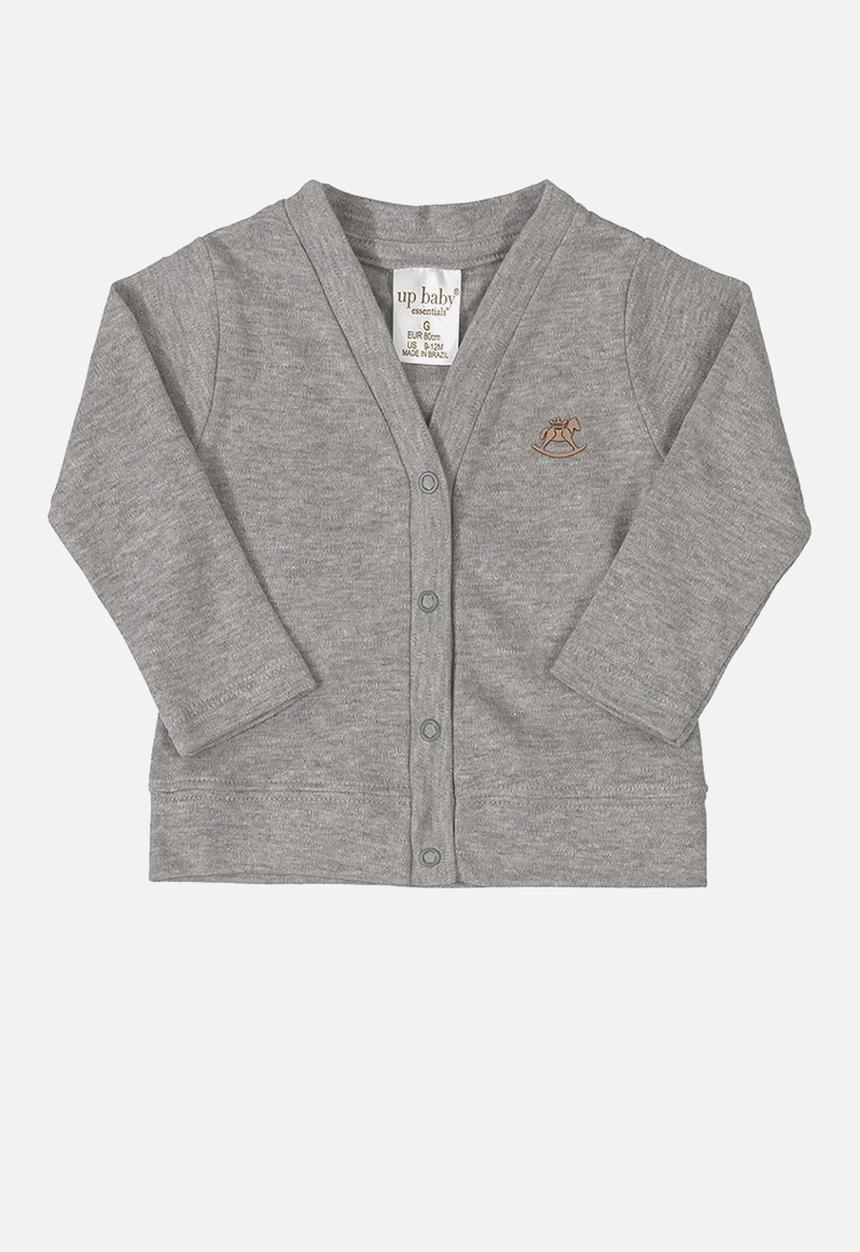 UP Baby - Baby boys soft cardigan - grey