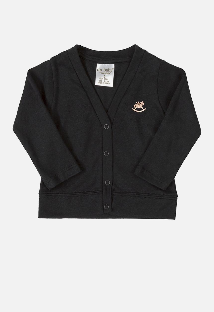 UP Baby - Baby boys soft cardigan - black