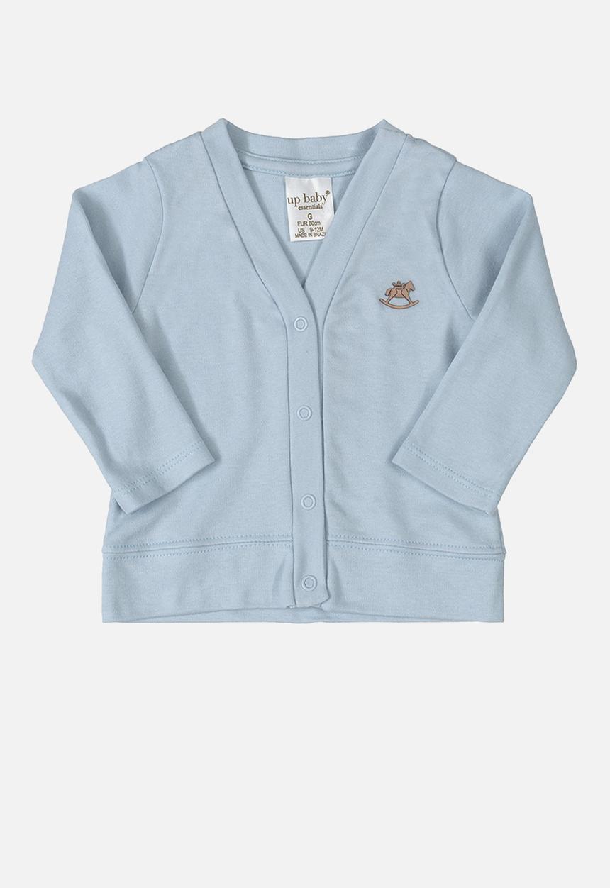 UP Baby - Baby boys soft cardigan - blue