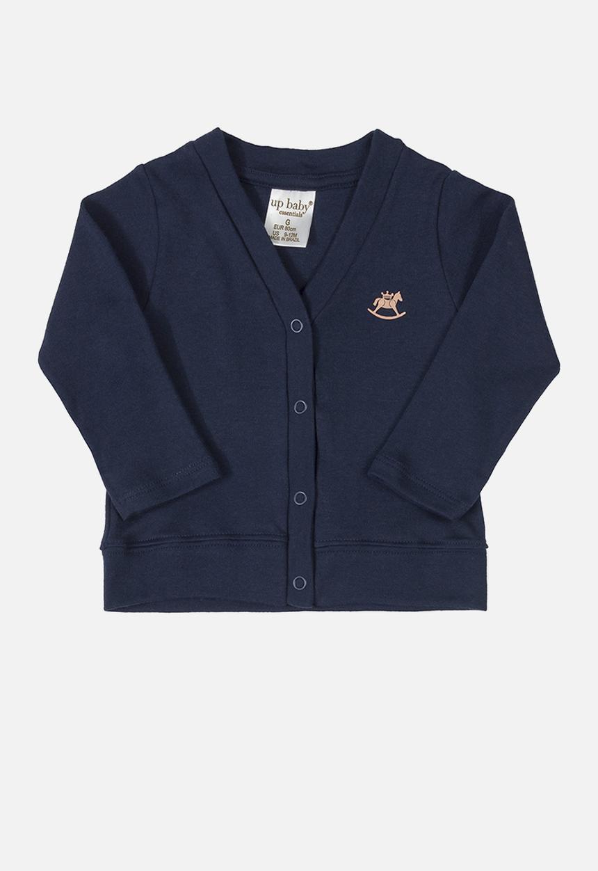 UP Baby - Baby boys soft cardigan - dark blue