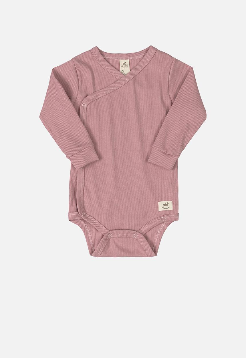 UP Baby - Baby ribbed bodysuit - pink