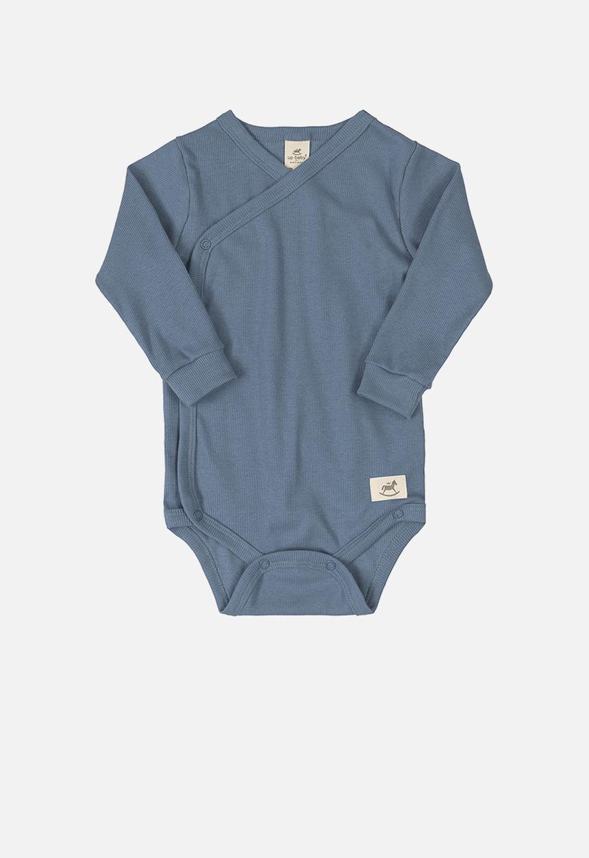 UP Baby - Baby boys ribbed bodysuit - blue