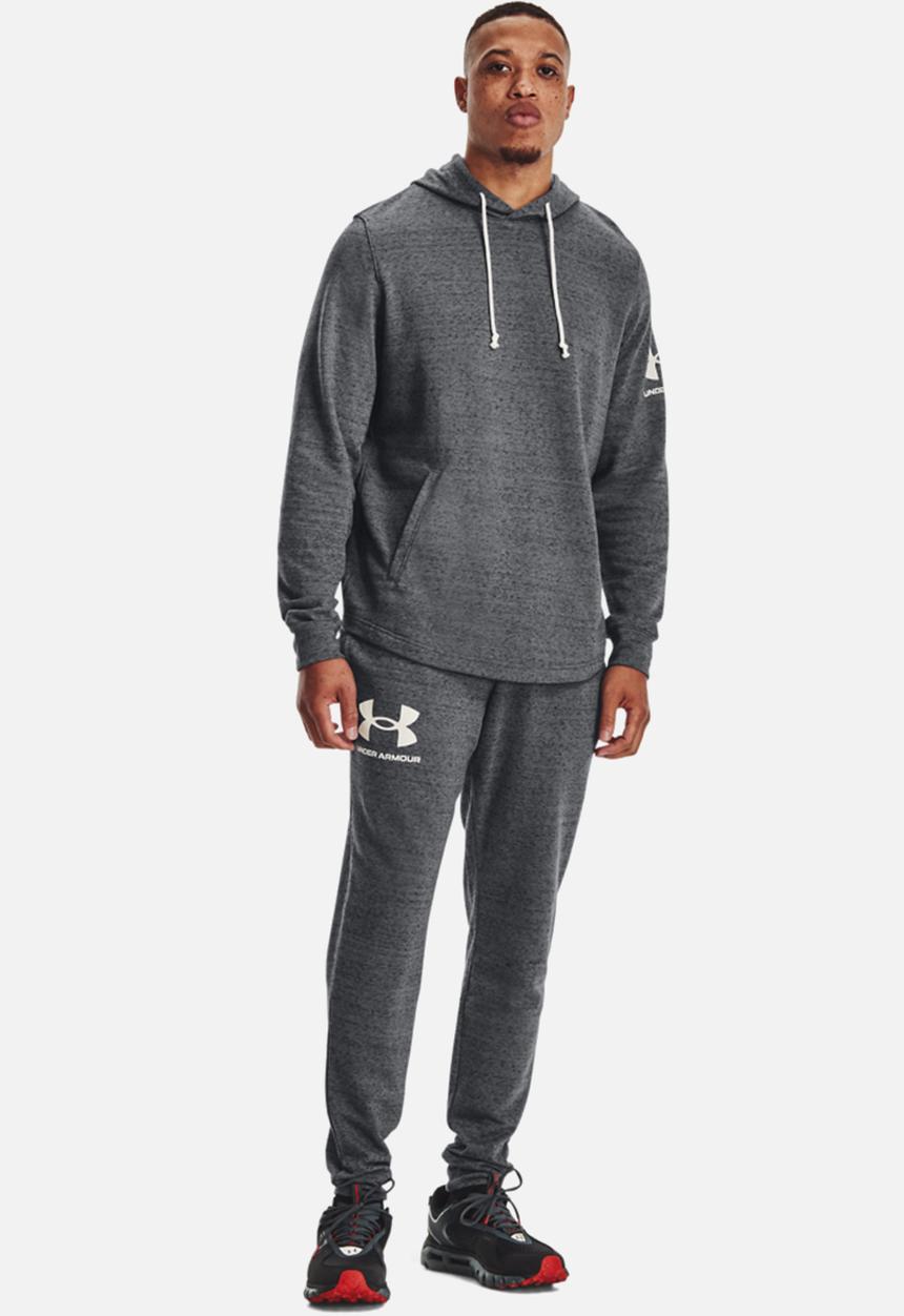 Under Armour - Ua rival terry jogger - pitch grey full heather / onyx white