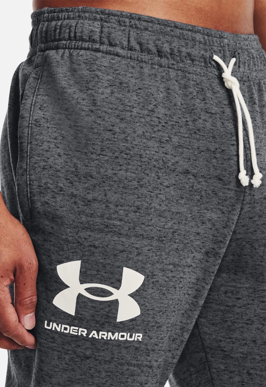 Under Armour - Ua rival terry jogger - pitch grey full heather / onyx white