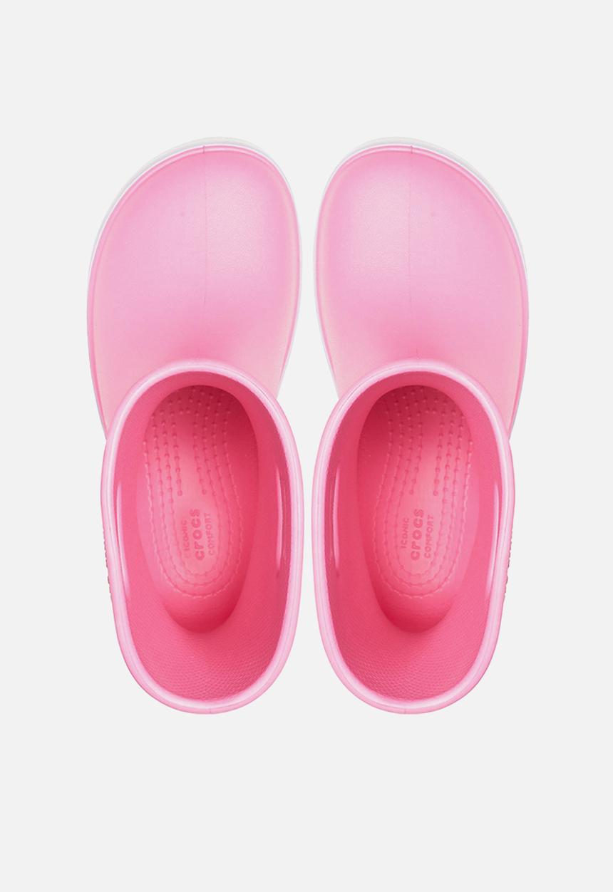 Crocs - Crocband rain boot k - pink lemonade/lavender