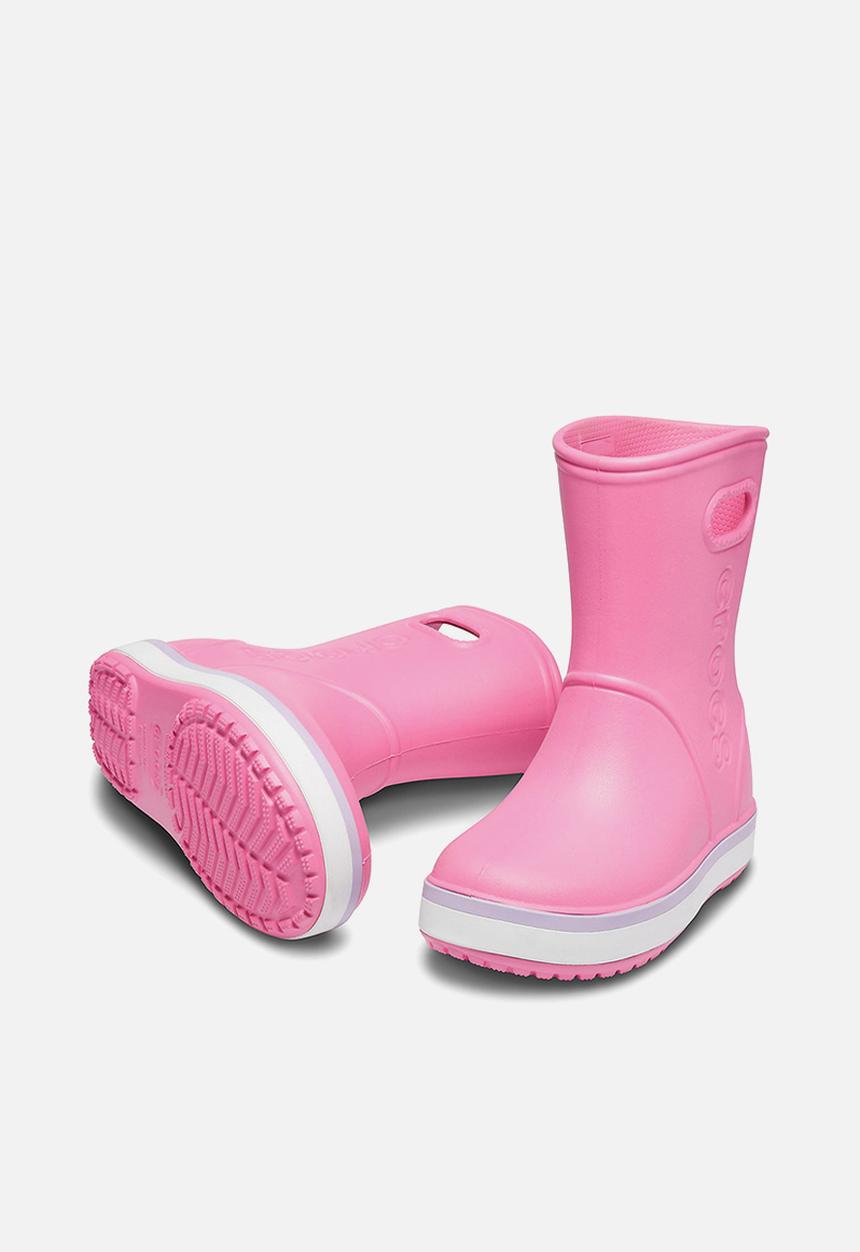 Crocs - Crocband rain boot k - pink lemonade/lavender
