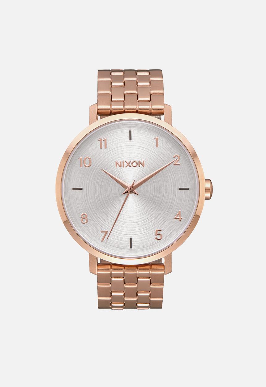Nixon - Arrow - rose gold/white