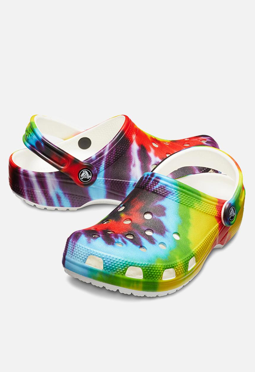 Crocs - Classic tie dye graphic clog - fresco / multi