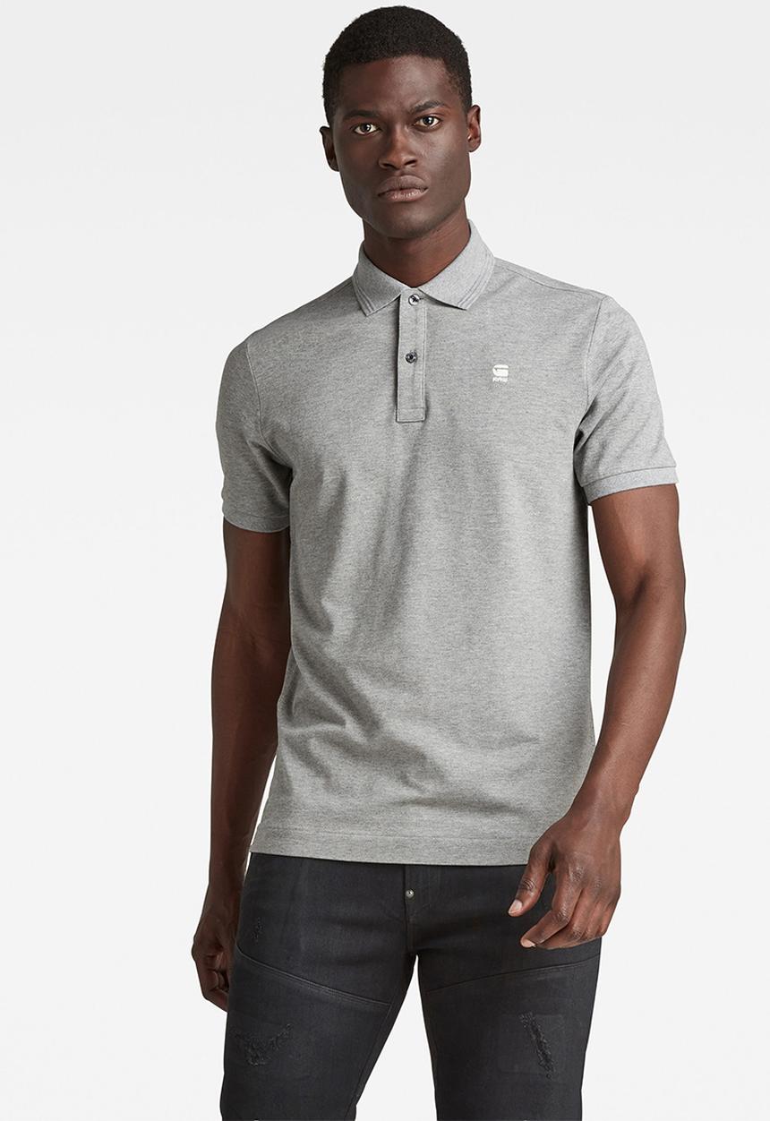 G-STAR - Dunda slim polo - charcoal htr