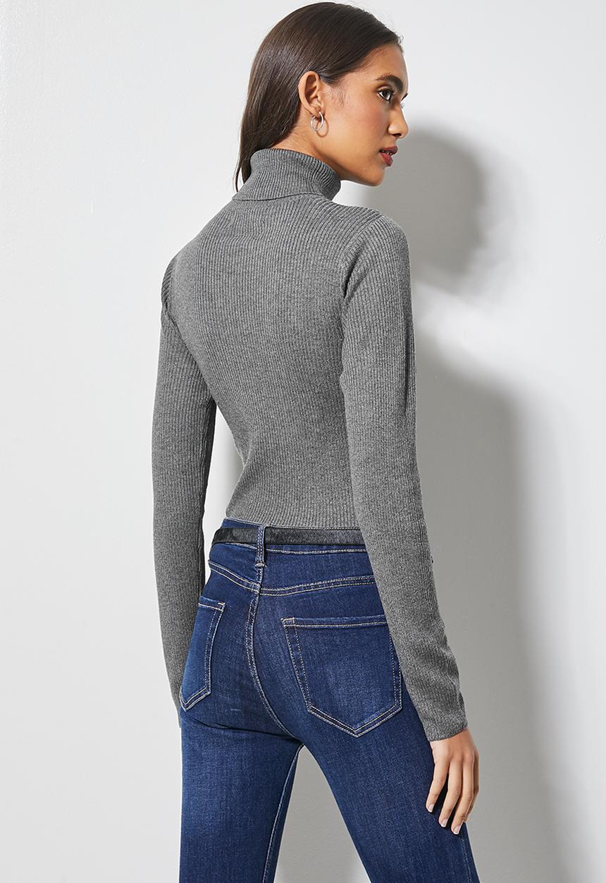 Superbalist - Turtle neck - charcoal 